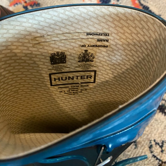 Women’s Color Block Hunter Boots Size 37 - Picture 5 of 6